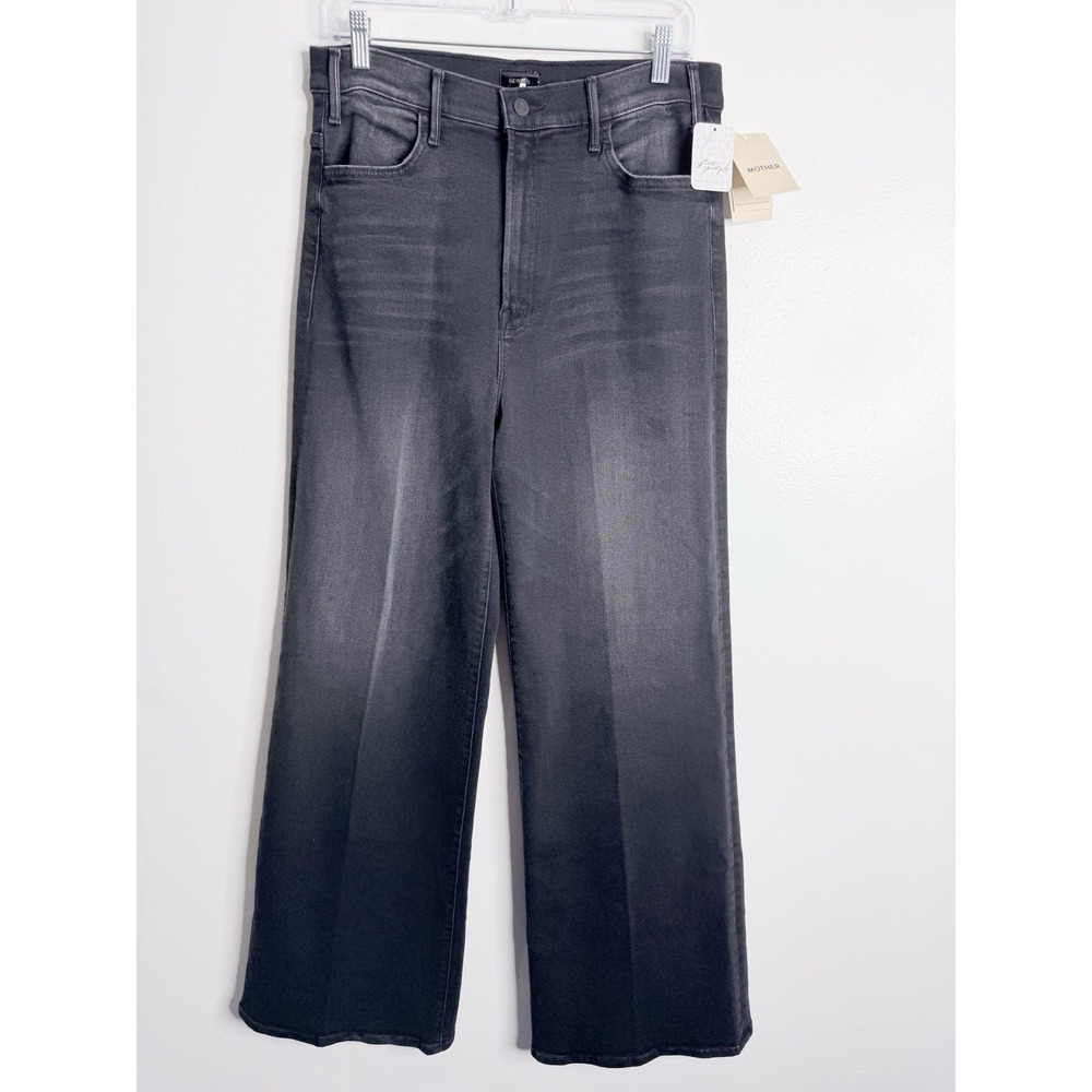 Mother Denim The Hustler Roller Sneak Not Today Satan Wide Leg Size 33 - Picture 3 of 12
